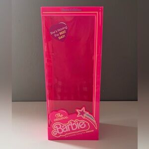 Barbie the Movie 2023 - Pink Popcorn Bucket - Exclusive doll box 130 oz.